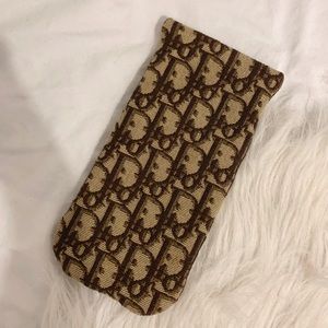 Vintage Dior Monogram Glasses Case